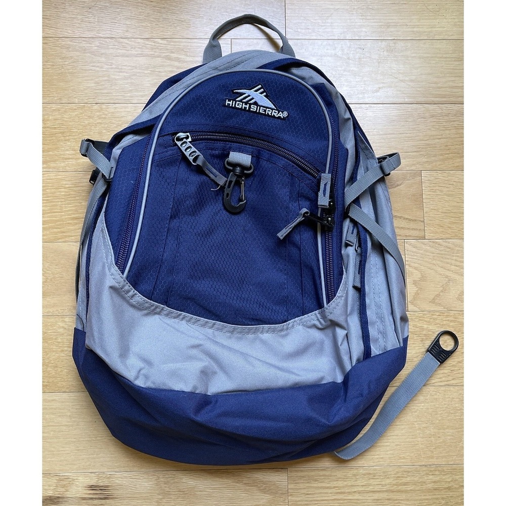 High Sierra Backpack Blue And Gray EUC